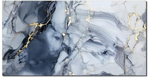 AMON Wand-Paneele 60x120cm in Marmor- Granit-Optik (Royal Gold) - ideal als Spritzschutz Küchenrückwand Dusch- Bad- Wand-Verkleidung aus 3mm PVC Wasserdicht Wasserfest für Innen- und Außenbereich