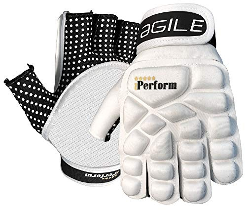 IPERFORM Landhockeyhandske agil stil halvfinger vänsterhänt (medium, smidig – halvfinger)