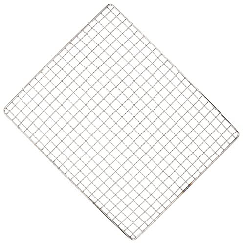 DOITOOL - Griglia di raffreddamento e tostatura, in acciaio inox, resistente, per arrostire la cottura al forno e barbecue (26 x 32 cm)
