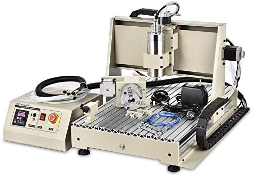 1500W 220V Spindel 4-Achsen 6040 CNC-Fräser Graveur Gravur 3D-Schneidemaschine Gravur Fräsen Schnitzmaschine USB-Anschluss
