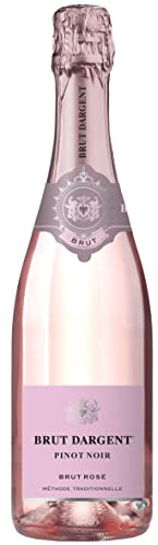 Brut Dargent - Sekt Rosé Pinot Noir Brut, Qualitativ hochwertiger Pinot Noir trocken Sekt aus Frankreich, Methode Traditionnelle (1 x 0.75 l)