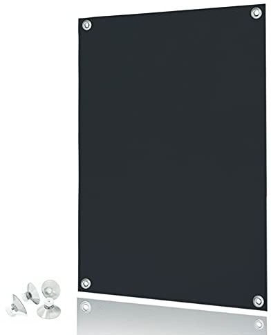 Rollmayer Dachfensterrollo Thermo Rollos Sonnenschutz mit Saugnäpfen ohne Bohren für Velux Fenster Verdunkelungs Rollo Dachfensterrollo Verdunkelungsrollo (M06-60x93cm - Schwarz)