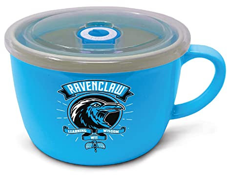 Harry Potter Soup and Snack Mug, Ravenclaw Eagle Crest Design, 60cm0ml - Official Merchandise