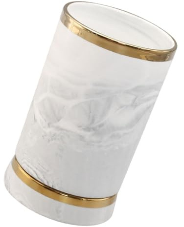 TOPBATHY Porte-baguettes en Céramique Marbrée Cuisine et Maison | Rangement de Tableware, Style Moderne Décoratif, Aide à Garder le Plan de Travail Net