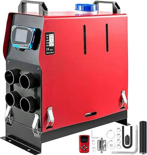 LYJYUJIE 5KW Calefaccion Estacionaria 24V Calentador De Estacionamiento Diésel Calentador De Diésel con Interruptor LCD para Autocaravanas Y Autocaravanas-24V~/