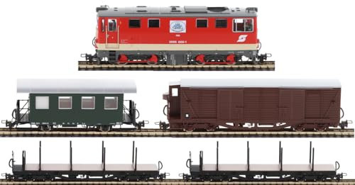 Roco 5540001 H0e 5er-ZugSet Diesellok 2095 005-1 mit GmP der ÖBB