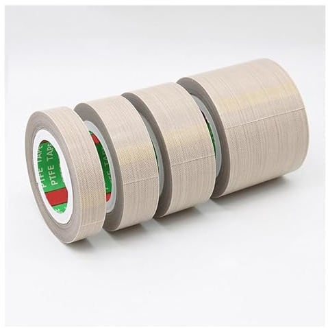 RSRSR Hochtemperatur-Glasfaserband, Teflonband, 0,18 mm dick, 120–300 mm breit, PTFE-Klebeband for Vakuumiermaschinen und die Elektroindustrie, 10 Meter lang, 200 mm(150mm)