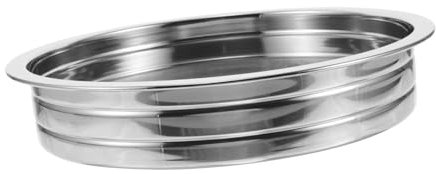GRIRIW Plato De Comunión De Acero Inoxidable Reutilizable Para Pan Sagrado Bandeja De Grande Diseño Elegante Para Decoración De Eventos Religiosos y Servicios Iglesia