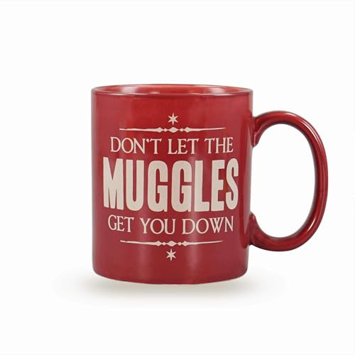 Half Moon Bay | Harry Potter | Don't Let The Muggles Get You Down | Boxed 400ml Mug - Muggles | Official Merchandise | Birthday Gift