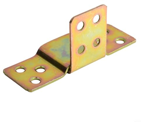 Set di 5 elementi di fissaggio in metallo per sponda letto, connettori per mobili