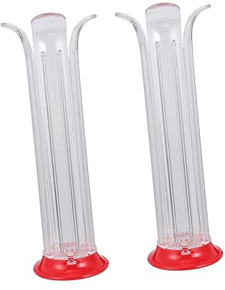 Ipetboom Utensile Per Tagliare La Frutta e Affettapomodori Regolabile in Pp Trasparente, Tagliafrutta Portatile Per Insalata, Pizza e Pomodorini, Set Da 2 Pezzi Per Uso in Campeggio e Cucina