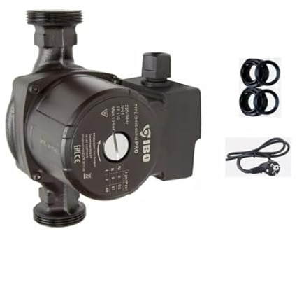Umwälzpumpe Heizungspumpe IBO OHI PRO 25-80/180 Warmwasser + Pumpenverschraubung + Kabel