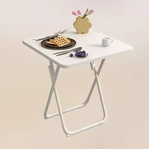 OIFJROIW Klappbarer Snacktisch, tragbarer Multifunktionsschreibtisch, Campingtische Außenbereich, für Wohnzimmer, Schlafzimmer und Esszimmer(80 * 80)