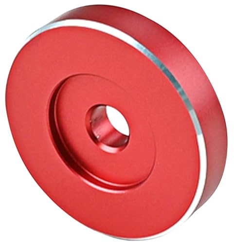Angoily Adaptateur pour Platine Vinyle en Aluminium Solide, Accessoire Stable pour Tourne-Disque, Remplacement Fiable pour Usage Quotidien