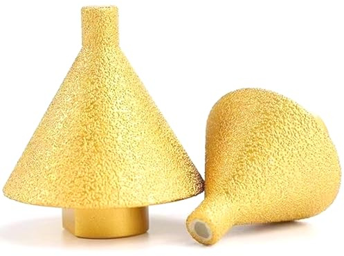 Foret à chanfrein biseauté en diamant, 2 pièces, 38mm 50mm, foret à fraise pour meuleuses d'angle