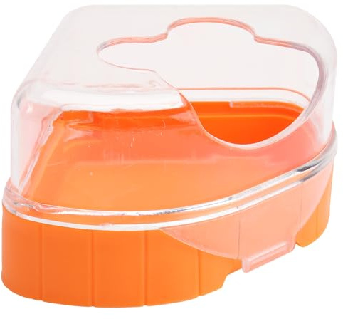 DOITOOL Plastic Hamster Bathtub for Home Use Easy to Clean Small Hamster Bathing House with Breathable Design and Bathing
