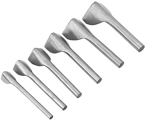 Cortador de tiras de cuero, 6 medidas ajustables (15-40 mm) | Cuchillas intercambiables, Bordes limpios sin desgarros, Mangos ergonómicos antideslizantes, Costura casera