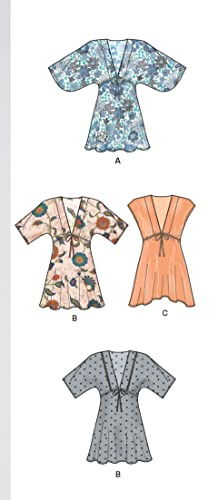 New Look Schnittmuster, Papier, Weiß, 32 bis 50 Stück
