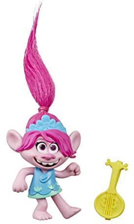 TROLLS DreamWorks World Tour 4er-Pack, Puppen-Kollektion mit DreamWorks Poppy, Branch, Barb und Tiny Diamond, für Kinder ab 4 Jahren