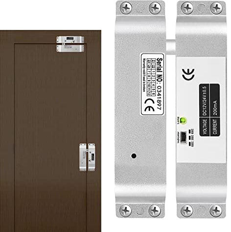 DC12V Serratura magnetica 1000KG Serratura elettrica per porta a induzione Controllo di accesso all'ingresso del cancello, adatto a tutti i tipi di porta per la sicurezza domestica