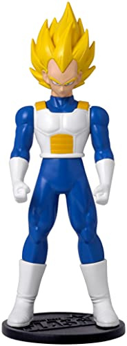 Dragon Ball Flash Series Super Saiyan Vegeta Anime Figur | 10,2 cm große Super Saiyan Vegeta Actionfigur | Dragon Ball Super Anime Merch enthält Sammlermünze | Dragon Ball Manga und Anime