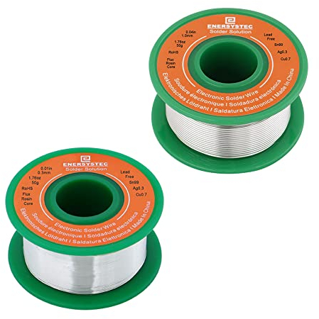Ultrafeiner Lötdraht, 0.3 mm, 0.6 mm, bleifreier, elektronischer Lötdraht, Kolophonium, Flussmittelkern, winziger Lötdraht, elektrisches Lötmittel, Sn99 Ag0.3 Cu0.7