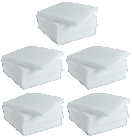 GERUI 30 stück Polyester Filterschwamm Passend für Juwel Compact/für BioFlow 3.0 / M,3.0 Filters/M Kompatibel Filterschwamm