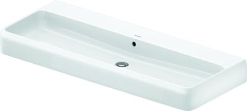 Duravit Qatego Waschtisch, 1200x470mm, mit Überlauf, Unterseite glasiert, DuraCeram, 2382120060, Farbe: Weiß