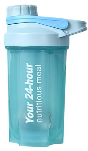 EACHPT Protein Shaker 600ML Eiweiß Shaker für Supplement Shakes, Shaker Proteinshake Proteinshaker mit Drehverschluss, Sieb & Mess-Skala | Auslaufsicher, Frei BPA & DEHP