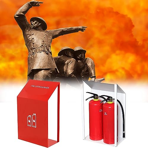 STMKB Feuerlöscher-Aufbewahrungsschrank, Feuerlöscher-Präsentationsregal Aus Edelstahl, Geeignet Für 1-5 Kg ​​Feuerlöscher, Geeignet Für Häuser, Büros, Lagerhallen Und Industrieanlagen.