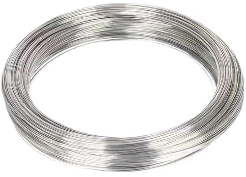 SkyjOy Stahlseil 100M ~ 1M Edelstahl Weichen Draht/harten Stahl Draht Durchmesser 0,02mm ~ 3,0mm Edelstahl Draht Einzelnen Helle Drahtseil(1.6mm X 5M,Hard Steel Wire)