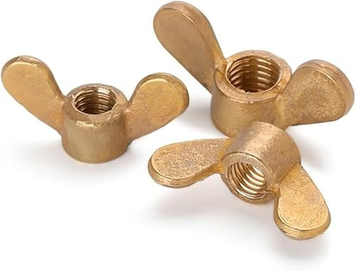 Flügelmuttern, Schmetterlingsflügelmutter, 1/5/10 Stück Flügelmuttern Muttern Flügelmuttern M3~M20 Kupfer-Flügelmuttern Handfest angezogene Schraubkappe Flügelmuttern Hardware-Mutter(M16 1pc)