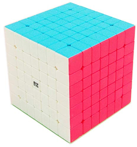 Bokefenuo Cuber QY 7x7 Speed Cubo Stickerless QY 70mm Puzzle Toys for Kids Magic 7x7x7 Cube
