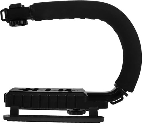 OSALADI Stabilisateur Caméra u c Portable Multifonction pour DSLR avec Support Flash Poignée Ergonomique Et Cadre De Fixation pour Créateurs De Contenu