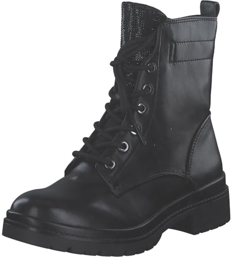 Tamaris Damen Stiefel Vegan schwarz 41
