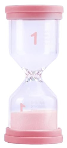 Clessidra a sabbia, timer a di clessidra, per bambini, timer per sabbia da 5 minuti, timer per uova per bambini, timer da 5 minuti, clessidra colorata, orologio con sabbia per scuola e