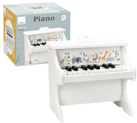 Klavier Tiere der Welt Sarah Betz Musikinstrument Kinder ab 3 Jahren | Bunte Tierillustrationen -leicht zu bedienende Tasten -fördert musikalische Früherziehung und Kreativität -Geschenkidee