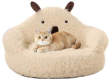 Lits En Forme De Caverne Pour Chats | Tunnel De Avec Nid Amovible,Lit Douillet Pour Chaton D'Intérieur | Pour Extérieur Noël Hiver Sommeil Dehors Voyage Chambre