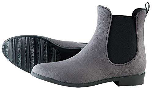 PFIFF Damen Tinge Reitstiefelette Stiefelette, grau, 37