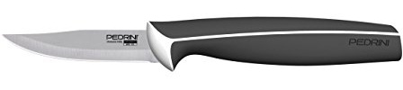 Pedrini Master Coltello Sbucciatore, Acciaio Inossidabile, Nero