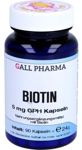 Gall Pharma Biotin 5 mg GPH Kapseln, 90 Kapseln