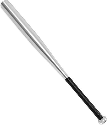 Baseballschläger aus Aluminium mit gummierten Griff von 18 in bis 42 in, ohne Beschriftung Größe 34 in