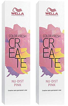 2-pack Color Fresh Create direkt nyans Nu-Dist Pink 60 ml