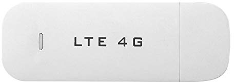 Tragbarer WLAN-Router, 4G-USB-Netzwerkadapter, 100 Mbit/s, integrierte 4G/3G + WLAN-Antenne, Freigabefunktion, Unterstützung von Micro-S-D-Speicher, Plug-and-Play(Ohne WiFi-Funktion)