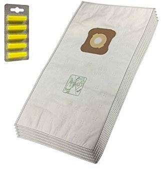 MohMus SET 5 Air Fresheners + 5 Microfiber Vacuum Cleaner Dust Bags suitable For Kirby G 1, G1, G 2, G2, G 3, G3, G 4, G4, G 5, G5, G 6, G6, Gsix, G 7, G7, G 8, G8, G 9, G9, G 10, G10