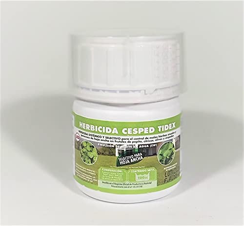 Herbicida selectivo césped para 4 mochilas 100ml. Fluroxipir 20%. Control y la eliminación de malas hierbas de hoja ancha en el césped.