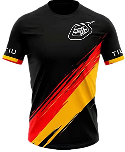 Cykeltröja för män, cykeltröja kortärmad, cykelkläder cykeltröja t-shirt för män, ventilerande cykling jersey snabbtorkande cykling kläder MTB BMX