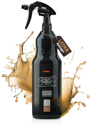 ADBL Leather Cleaner (1L) - Hochwirksamer Lederreiniger - Entfernt Fett ohne Austrocknung - intensive Reinigung von Leder - Sicher für alle Lederoberflächen - Glattleder, Kunstleder, Veganes-Leder