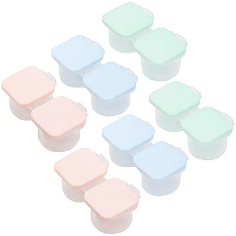 OHPHCALL 6pcs Pressure Box Simple Lens Holder Bulk Supplies for Home and Travel Storage Kit
