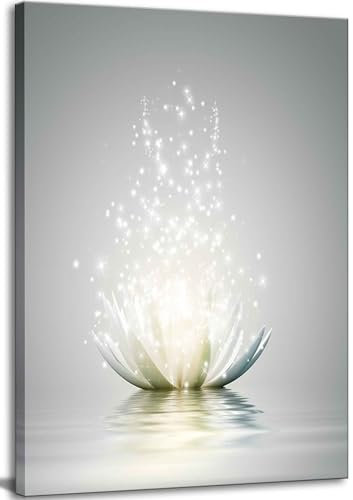 Zen Canvas Wall Art for Living Room Bathroom Bedroom Office Study 12x16in